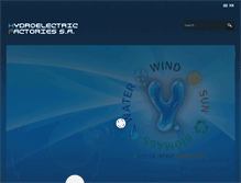 Tablet Screenshot of hydroelectric.eu